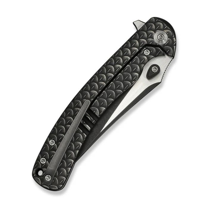 Ніж складаний туристичний Weknife Dracarys, (9.1 см) Böhler M390 / титан 6AL4V чорний