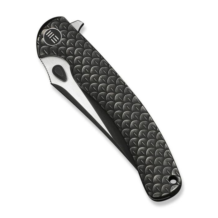 Ніж складаний туристичний Weknife Dracarys, (9.1 см) Böhler M390 / титан 6AL4V чорний