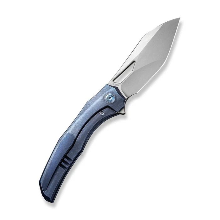 Ніж складаний туристичний WE Knife Ignio Mystery Box, (8.39 см) CPM 20CV / 6AL4V Titanium синій