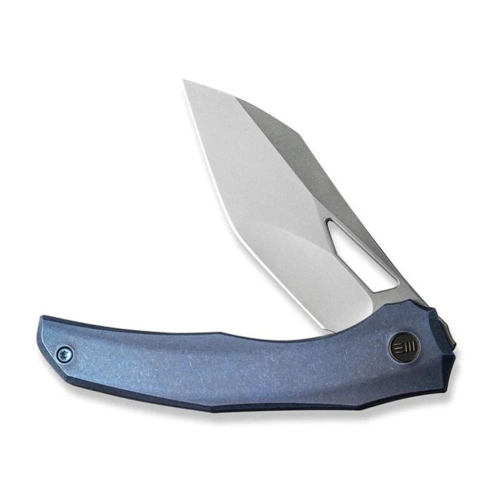 Ніж складаний туристичний WE Knife Ignio Mystery Box, (8.39 см) CPM 20CV / 6AL4V Titanium синій