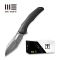 Ніж складаний туристичний WE Knife Ignio Mystery Box Ignio Mystery Box, (8.39 см) Damasteel (Hakkapella) / 6AL4V Titanium чорний