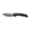 Ніж складаний туристичний WE Knife Ignio Mystery Box Ignio Mystery Box, (8.39 см) Damasteel (Hakkapella) / 6AL4V Titanium чорний