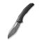 Ніж складаний туристичний WE Knife Ignio Mystery Box Ignio Mystery Box, (8.39 см) Damasteel (Hakkapella) / 6AL4V Titanium чорний