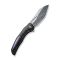 Ніж складаний туристичний WE Knife Ignio Mystery Box Ignio Mystery Box, (8.39 см) Damasteel (Hakkapella) / 6AL4V Titanium чорний