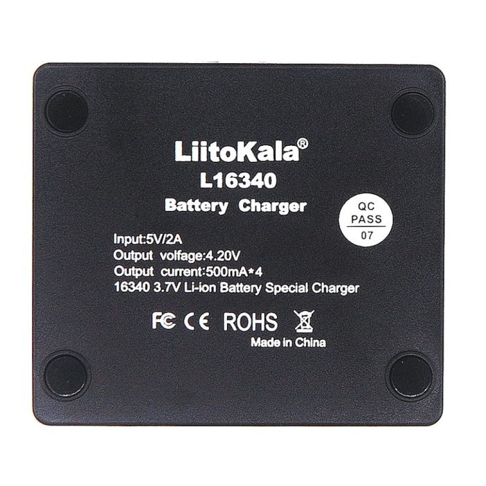 Універсальний  зарядний пристрій LiitoKala Lii-L16340 на 4 канали