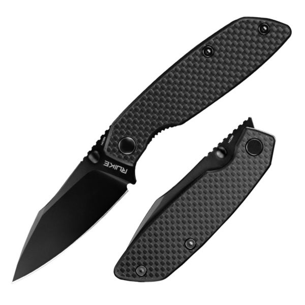 Ніж складаний туристичний Ruike P746-CB2, (8 см) 14C28N / G10 чорний
