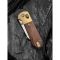 Ніж складаний кишеньковий Civivi Yonder Clip Point (7.3 см) 14C28N / Wood and Brass натуральний