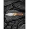 Ніж складаний кишеньковий Civivi Yonder Clip Point (7.3 см) 14C28N / Wood and Brass натуральний