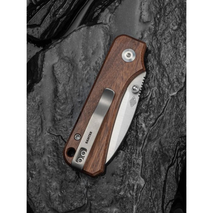 Ніж складаний кишеньковий Civivi Baby Banter Slip Joint (6 см) Nitro-V / Wood натуральний
