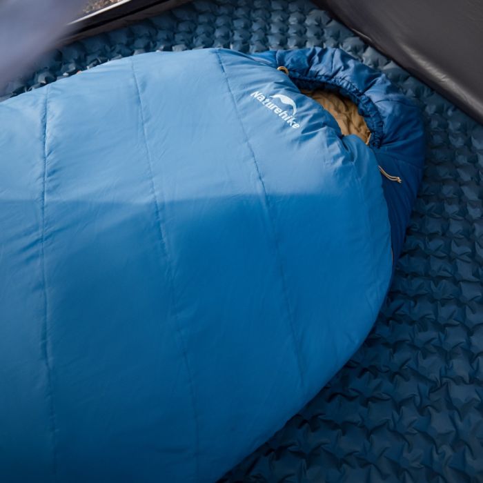 Спальник Naturehike Pro MG120 CNK2550WS044, p-p L,  блакитний