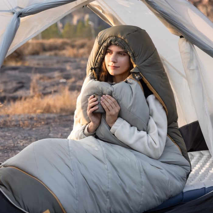 Спальник Naturehike Pro MG270 CNK2550WS044, p-p XL,  зелений