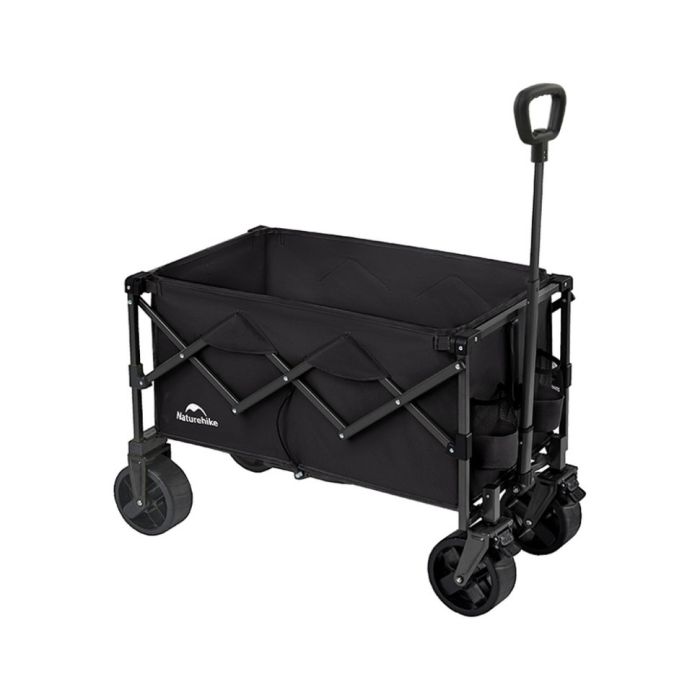 Складаний легкий кемпінговий візочок Naturehike CNK2350JJ012, 100 л, чорний