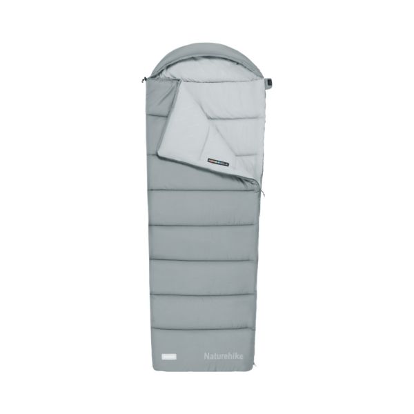 Спальний мішок з капюшоном Naturehike MS100 CNK2350WS023 лівий, сірий