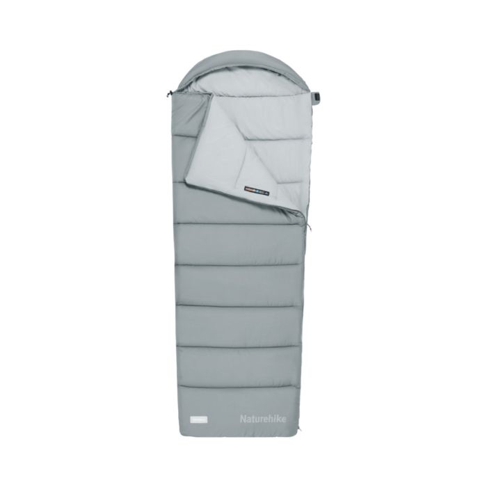 Спальний мішок з капюшоном Naturehike MS300 CNK2350WS023 лівий, сірий