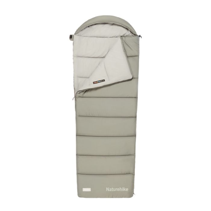 Спальний мішок з капюшоном Naturehike MS500 CNK2350WS023 правий, зелений