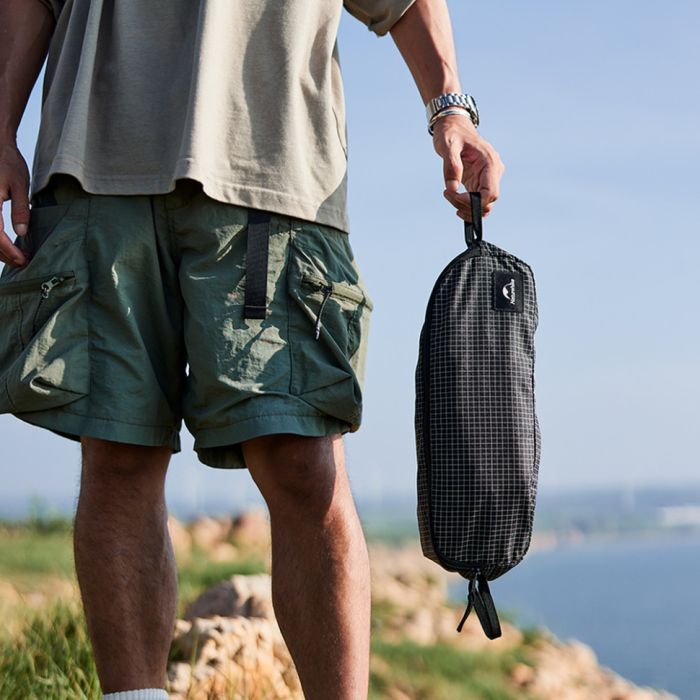 Стілець складаний Naturehike Moon YL08 NH20JJ027, 600D Oxford / алюміній, чорний