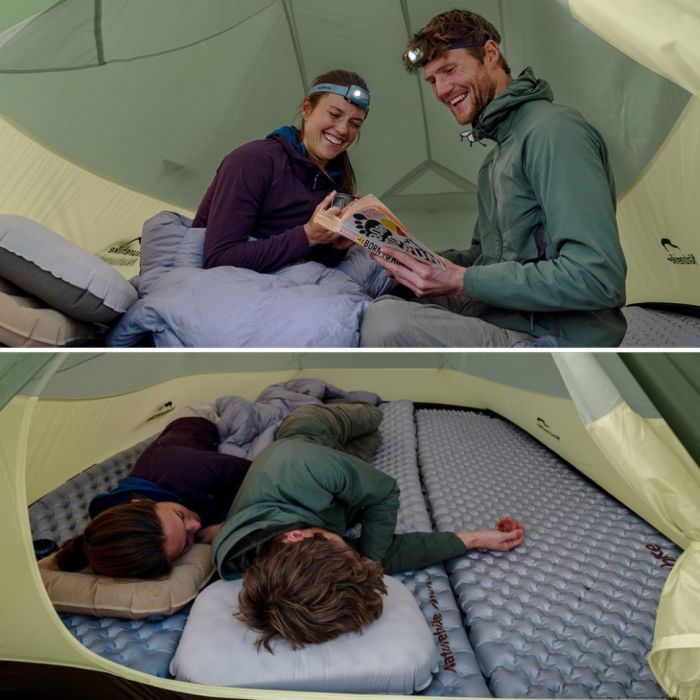 Намет надлегкий тримісний Naturehike Cloud Up Pro CNK2350WS020, 20D, зелений
