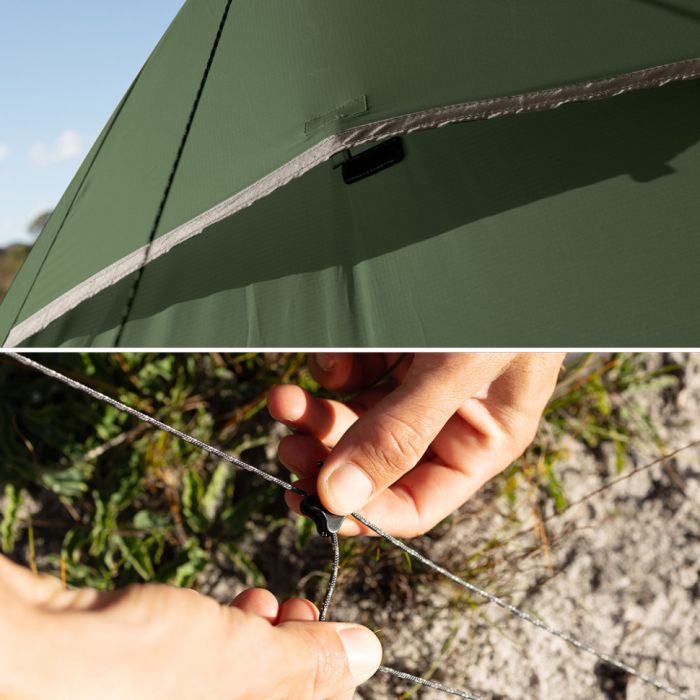 Намет надлегкий тримісний Naturehike Cloud Up Pro CNK2350WS020, 20D, зелений