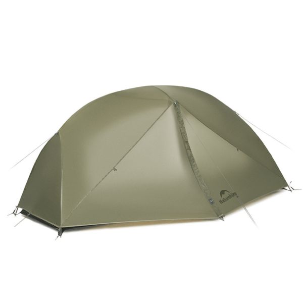 Намет надлегкий одномісний Naturehike Mongar Hiking Tent Pro CNK2550WS037, 20D, зелений