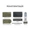 Намет надлегкий двомісний Naturehike Mongar Hiking Tent Pro CNK2550WS037, 20D, зелений