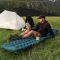 Матрац туристичний надувний одномісний Naturehike CNK2550WS019, 200x60x9.5 см, синій, прямокутний із вбудованою помпою