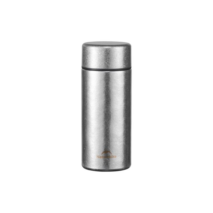 Термос Naturehike CNK2550CF017, титан, 0.2 л, світло-сірий