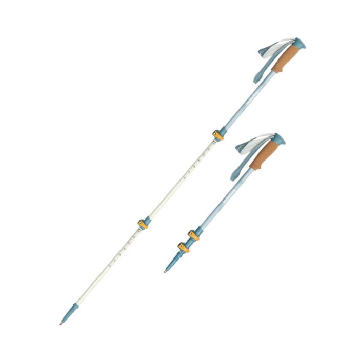 Трекінгова палиця Naturehike CNK2550DS013, 90-120 см, блакитна