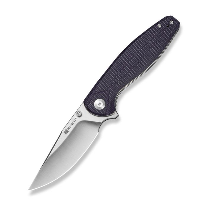 Ніж складаний туристичний Sencut Vyrce (8.9 см) D2 / Canvas Micarta фіолетовий