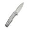 Ніж складаний туристичний Weknife Dressytak (8.6 см) Bohler M390 / Titanium сірий