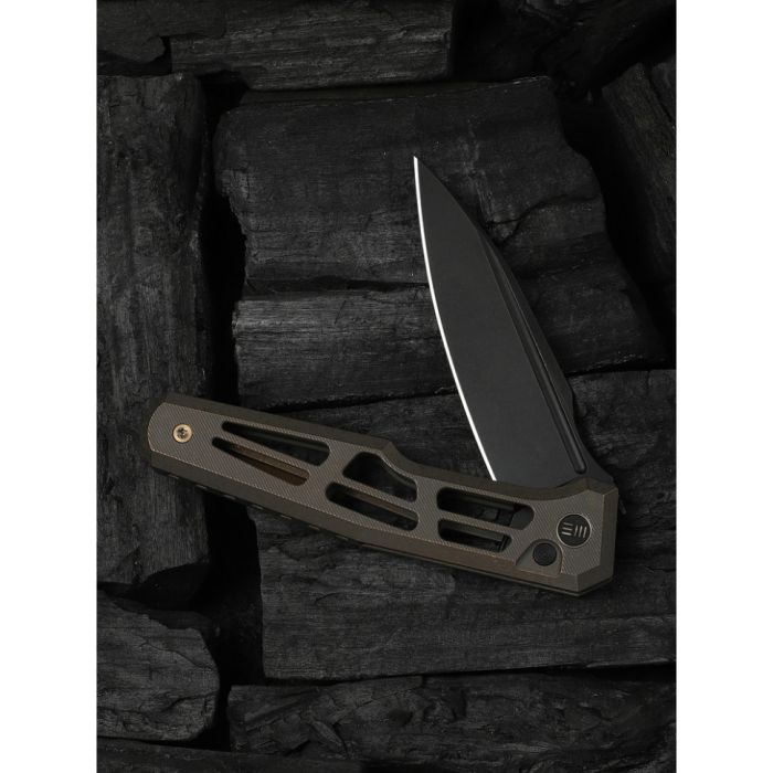 Ніж складаний туристичний Weknife Dressytak (8.6 см) Bohler M390 / Titanium бронзовий