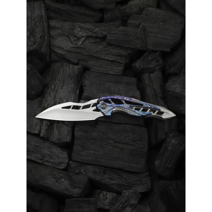 Ніж складаний туристичний Weknife Arrakis (8.8 см) Vanax / Titanium сіро-блакитний