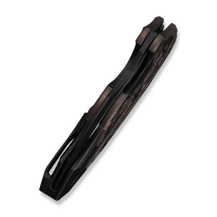 Ніж складаний туристичний Weknife Arrakis (8.8 см) Vanax / Titanium чорний з бронзою