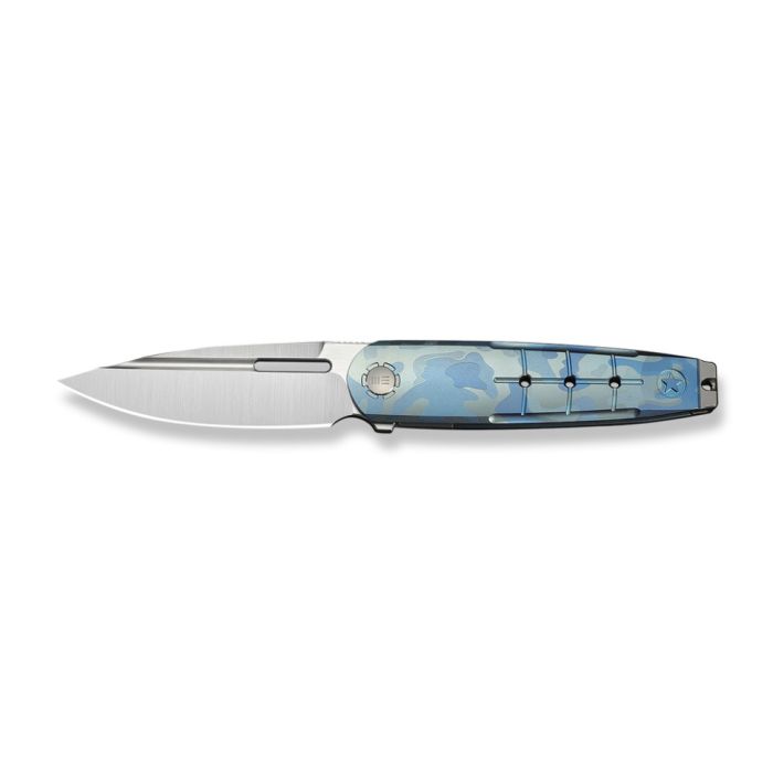 Ніж складаний туристичний Weknife Hull (9.9 см) Bohler M390 / Titanium синій