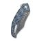 Ніж складаний туристичний Civivi Pentad (8.8 см) Damascus / Micarta синій/білий