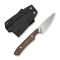Ніж фіксований кишеньковий Civivi High Grass Field Knife (7,4 см) 14C28N / Wood дерево з чохлом