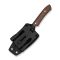 Ніж фіксований кишеньковий Civivi High Grass Field Knife (7,4 см) 14C28N / Wood дерево з чохлом