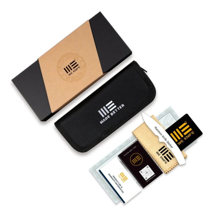 Ніж складаний туристичний Weknife Bogey (9.3 см) Bohler M390 / Titanium чорний