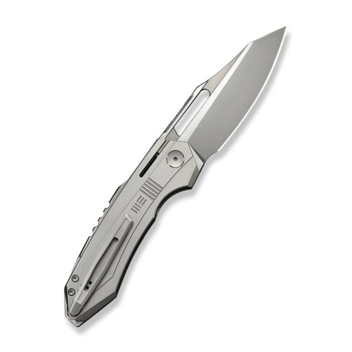 Ніж складаний туристичний Weknife Bogey (9.3 см) Bohler M390 / Titanium сірий