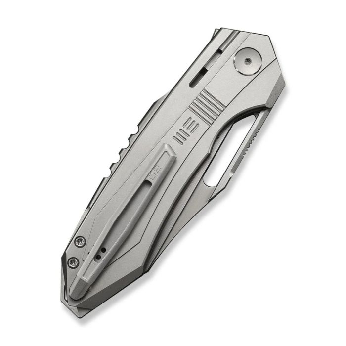 Ніж складаний туристичний Weknife Bogey (9.3 см) Bohler M390 / Titanium сірий