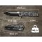 Ніж складаний туристичний Weknife Breach (9.8 см) Bohler M390 / Titanium піксель