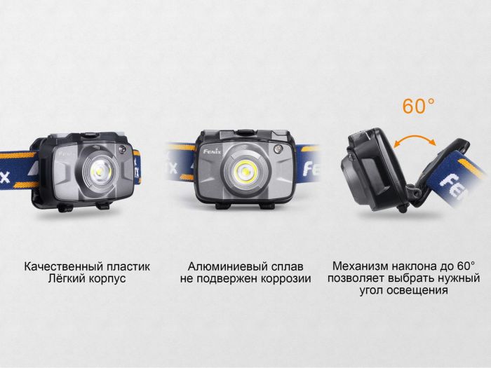 Ліхтар налобний Fenix HL30 2018 Cree XP-G3 синій