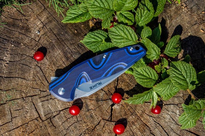 Ніж складаний туристичний Ruike Fang P105-K, (9.2 см) 14C28N / G10 сірий