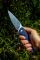 Ніж складаний туристичний Ruike Fang P105-Q, (9.2 см) 14C28N / G10 синій