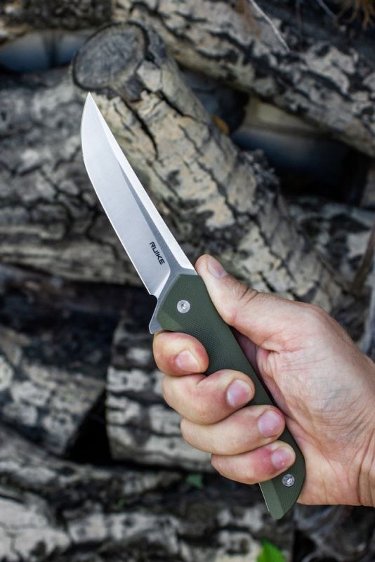 Ніж складаний туристичний Ruike Hussar P121-G, (9.2 см) 14C28N / G10 зелений