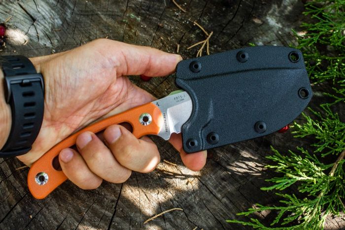 Ніж фіксований туристичний Ruike Hornet F815-J, (8.5 см) 14C28N / G10 помаранчевий