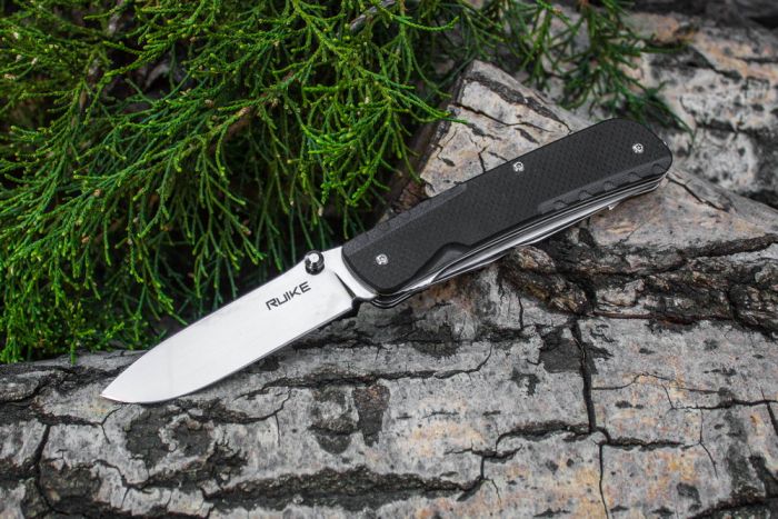Багатофункціональний ніж Ruike Trekker LD32-B, (8.5 см) 12C27 / G10 чорний, 11 інстр.