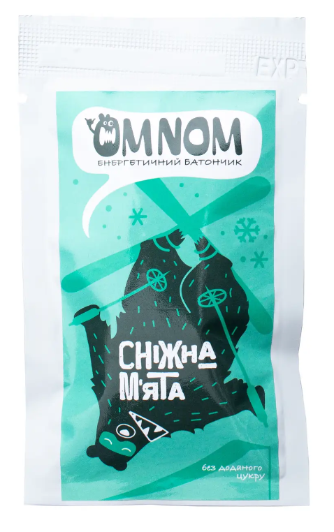 Батончик енергетичний OMNOM сніжна м'ята