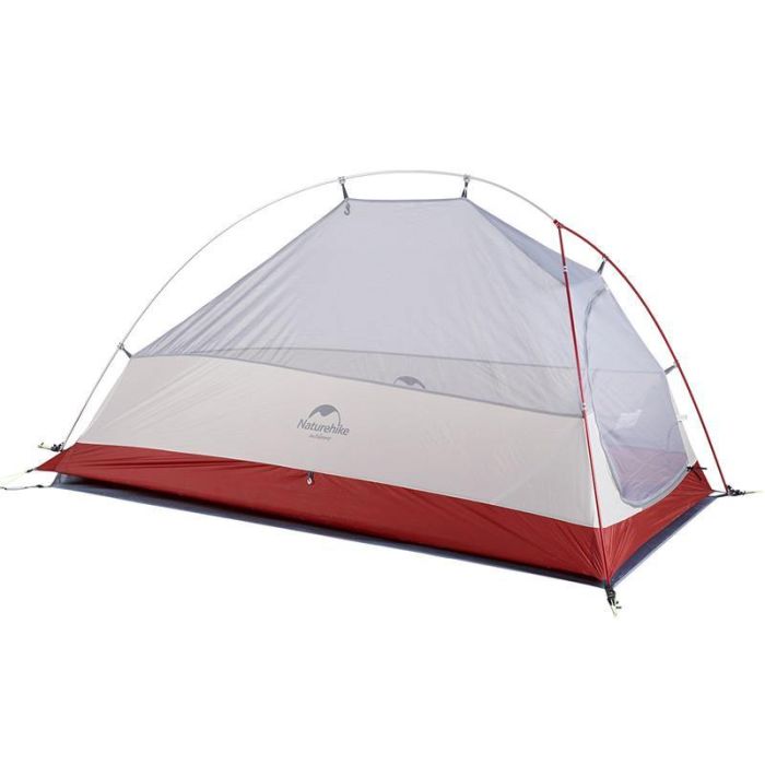 Намет надлегкий одномісний з футпринтом Naturehike Cloud Up 1 Updated NH18T010-T, 210T, зелений