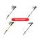 Трекінгова палиця Naturehike CNK2300DS010, 135 см, блакитна