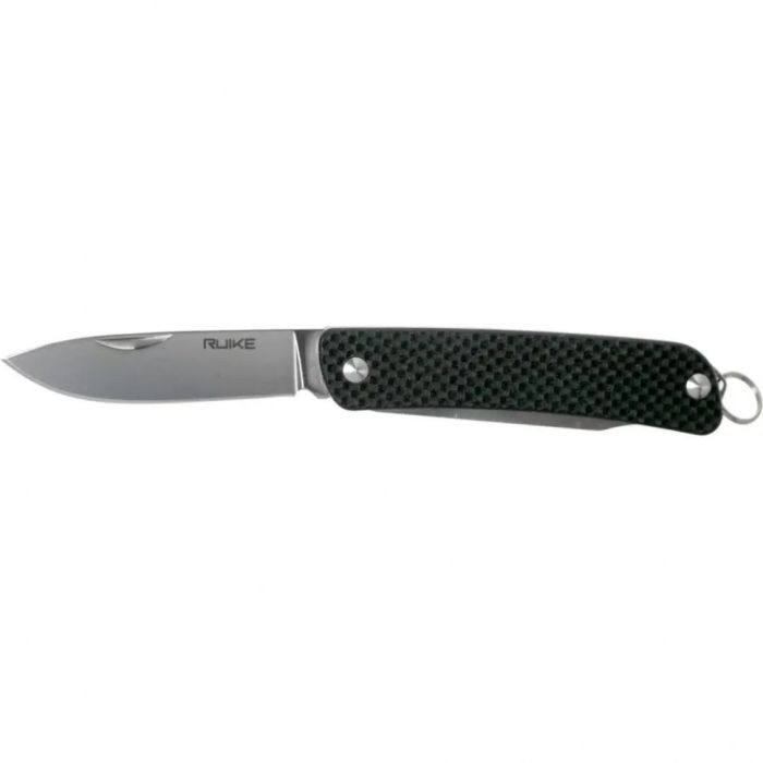 Багатофункціональний ніж Ruike Criterion S21, (5.3 см) 12C27 / G10 чорний, 5 інстр.